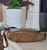 Lady's Leather Crossbody Bag