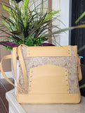 Lady's Leather Crossbody Bag