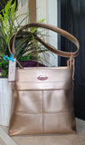 Lady's Leather Crossbody Bag
